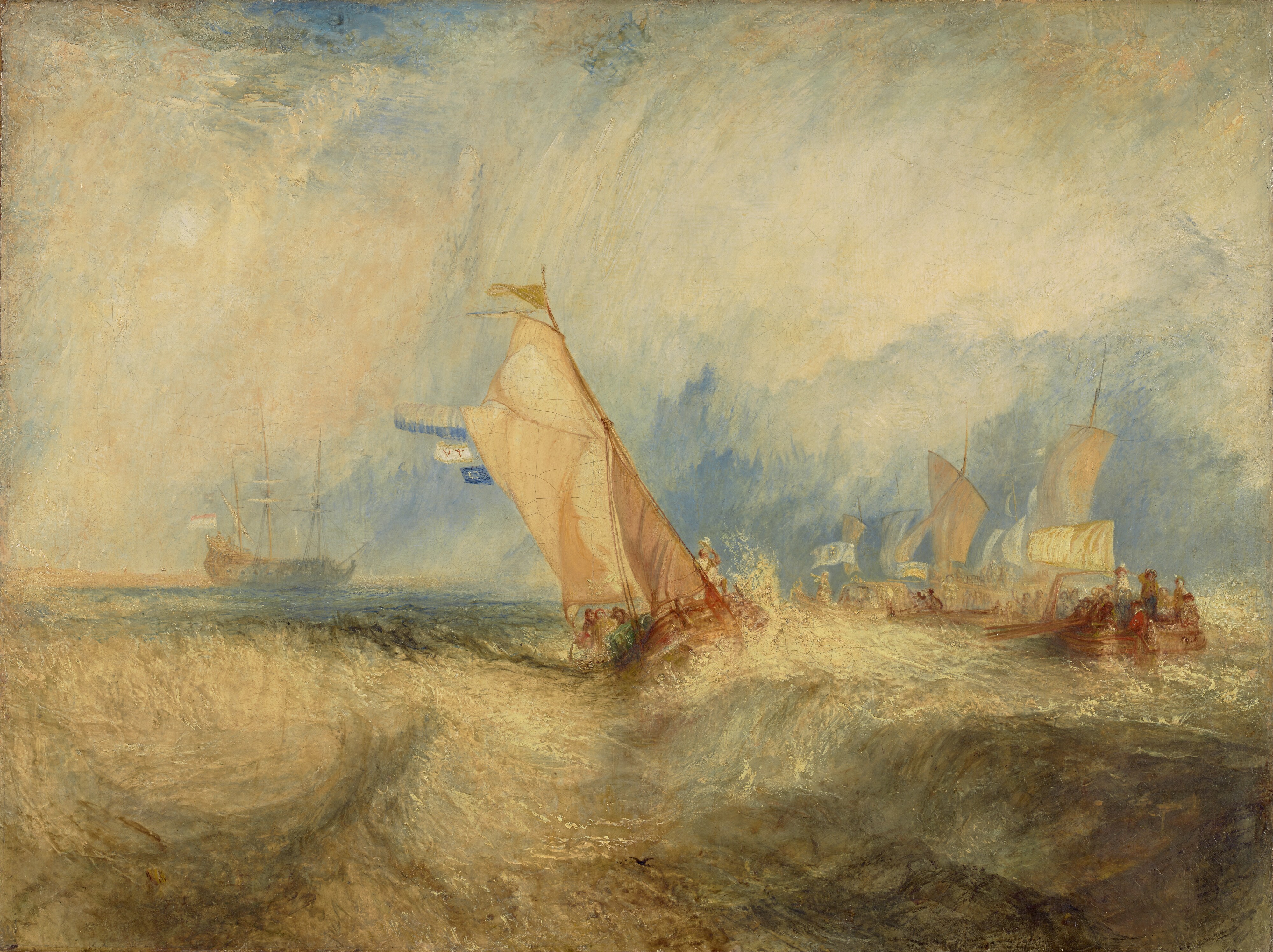Van Tromp, going about to please his Masters by J. M. W. Turner, J. Paul Getty Museum object 93.PA.32